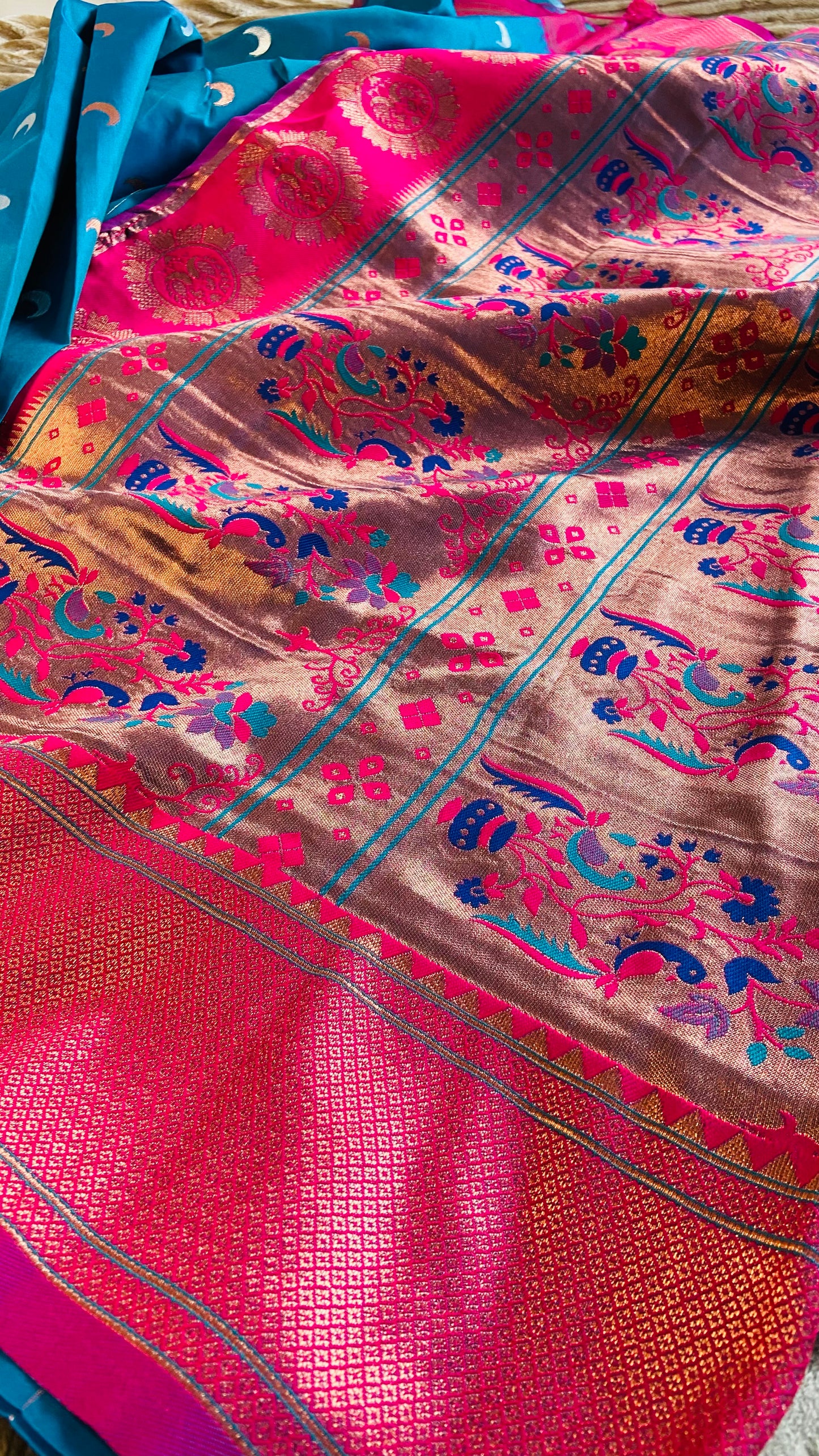 Chandrakor Yeola Paithani Saree Saroj the label